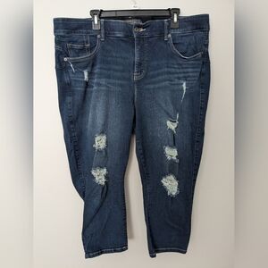 Torrid Distressed Cropped Jeggins